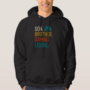 Zoon-broertje gokkende gokkertjes voor tieners hoodie