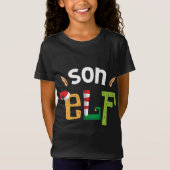 Zoon Elf Kerst Elfen Squad Matching Elf Familie T-shirt (Voorkant)