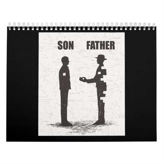 Zoon en vader kalender (Hoes)