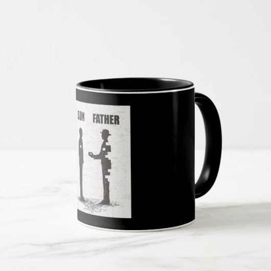 Zoon en vader mok (Voorkant rechts)
