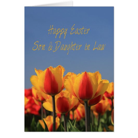 Zoon en vrouw Happy Paast (Voorkant)