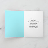 Zoon Gelukkige 1e Verjaardag Teddybeer in Vuurtruc Kaart (Binnen)