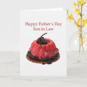 Zoon in de wet Happy Vaderdag Kaart (Gele Bloem)