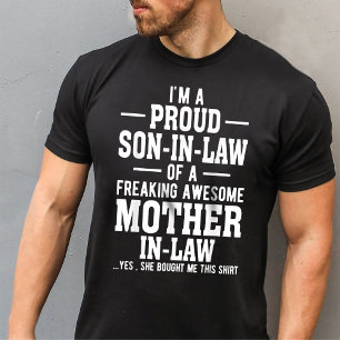 Zoon in de wet van een vrijmakende Geweldige moede T-shirt
