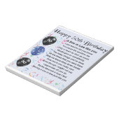 Zoon in het gedicht van de wet - 50th Birthday des Notitieblok (Gedraaid)