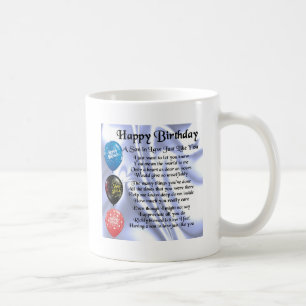 Zoon in het rechtengedicht - Happy Birthday Design Koffiemok