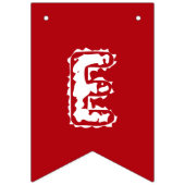 Zoon Kerstfeest | Rode foto Vlaggetjes (Derde vlag)