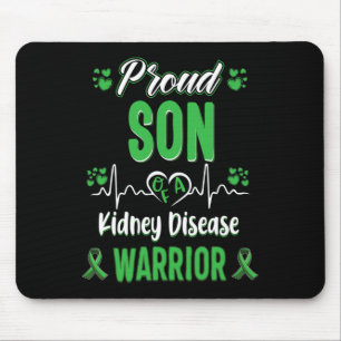 Zoon Nierziekte Warrior Awareness Lint Groen Muismat