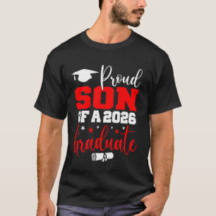Zoon Senior 2026 Trotse Zoon Van Een Afgestudeerde T-shirt