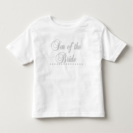 Zoon van Bride Grey Elegance Kinder Shirts (Voorkant)