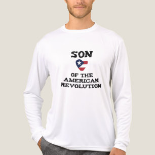 Zoon van de Amerikaanse Revolutie Patriot Heart Vl Tri-Blend Shirt