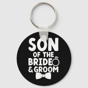 Zoon van de Bruid en Bruidegom Zoon Trots Bruiden Sleutelhanger