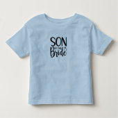 Zoon van de bruid kinder shirts (Voorkant)