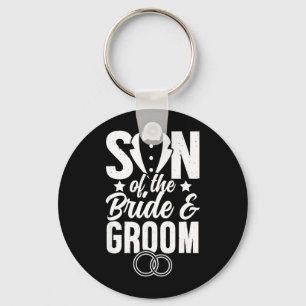 Zoon van de bruidegom Trotse bruiden en bruidegoms Sleutelhanger