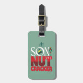 Zoon van een notenkraker bagagelabel (Voorkant verticaal)