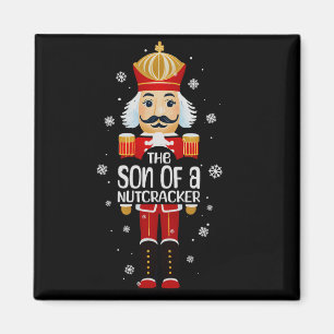 Zoon Van Een Notenkraker Grappig Kerst Familie Mat Magneet