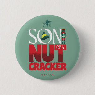 Zoon van een notenkraker ronde button 5,7 cm