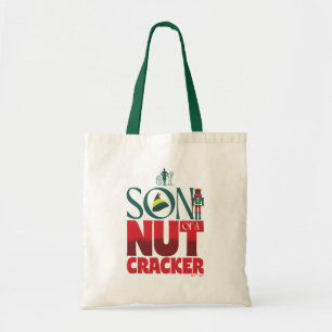 Zoon van een notenkraker tote bag