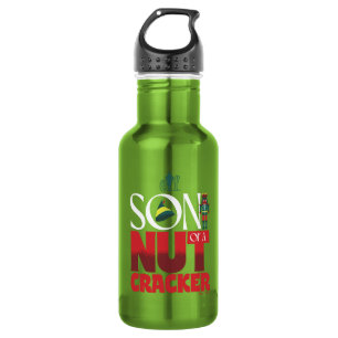 Zoon van een notenkraker waterfles
