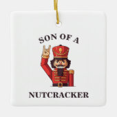 Zoon van een Nutkraker Keramisch Ornament (Voorkant)