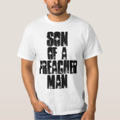 ZOON VAN EEN PREDIKER MAN, PREDIKER KIND, T-shirts (Voorkant)