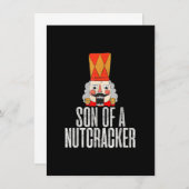 Zoon van een voedingskraker Funny Kerstdeez Nuts m Kaart (Voorkant / Achterkant)