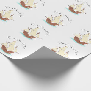 Zoon van een zeemanspiraat cadeaupapier