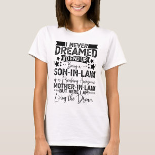 Zoon van grappige mam Geweldige mam T-shirt