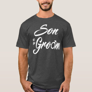 Zoon van Groom Wedding Party Funny Matching Bridal T-shirt