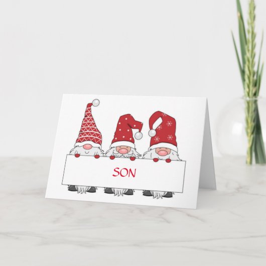 **ZOON** VOOR KERSTKAART VAN Kabouters Kaart (Voorkant)