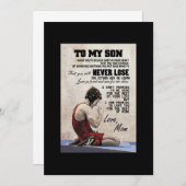 Zoon Worstelt MD Canvas Kaart (Voorkant / Achterkant)