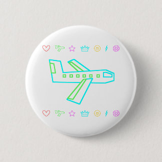 Zooper Plane Ronde Button 5,7 Cm