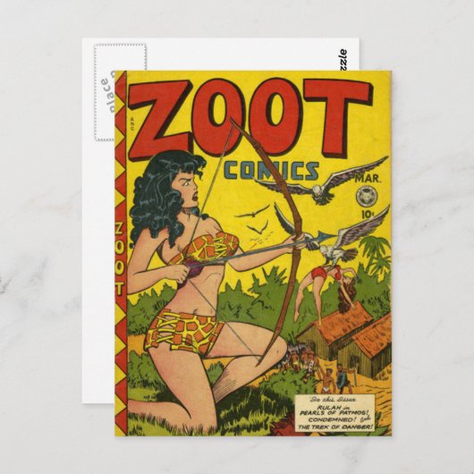 Zoot strips briefkaart (Voorkant / Achterkant)