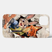 Zootopia Heroes: Judy Hopps & Nick Wilde Art Case-Mate iPhone Case (Achterkant (horizontaal))