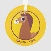 Zora the Horse Ornament (achterkant)