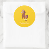Zora the Horse Ronde Sticker (Tas)