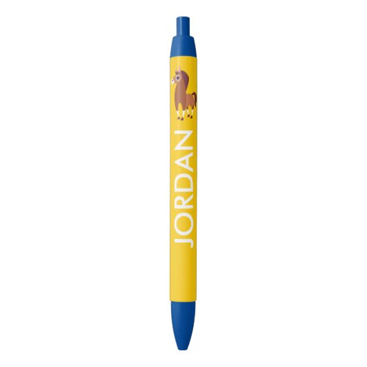 Zora the Horse Zwarte Inkt Pen (Voorkant Verticaal)