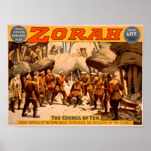 Zorah Russisch Miners Theatrisch Poster