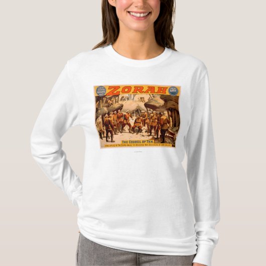 Zorah Russisch Miners Theatrisch Poster T-shirt (Voorkant)