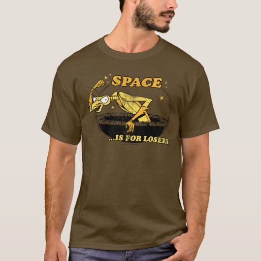 Zorak "Space is for Losers" T-shirt (Voorkant)