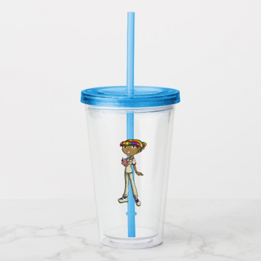 Zorg Acryl Drinkbeker (Voorkant)