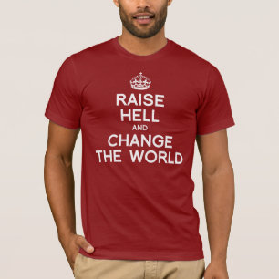 ZORG DAT ER IETS VERANDERT EN WEERSTA DE ONRECHTVA T-SHIRT