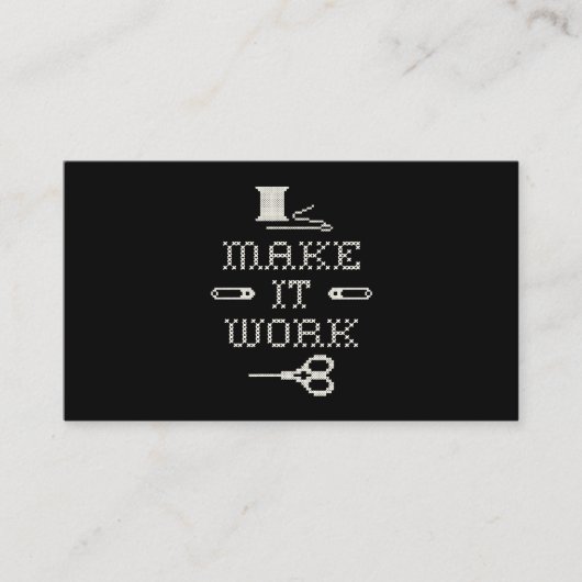 Zorg ervoor dat het werkt Mode Visitekaartje (Voorkant)