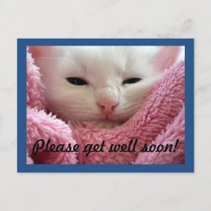 Zorg goed voor kitten briefkaart