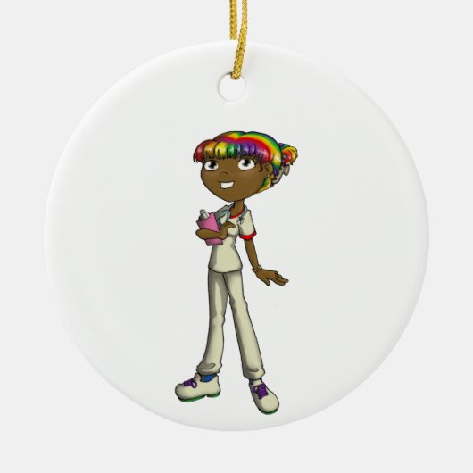 Zorg Keramisch Ornament (Voorkant)