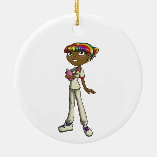 Zorg Keramisch Ornament (Achterkant)