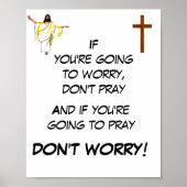 ZORG NIET VOOR PRAY POSTER (Voorkant)