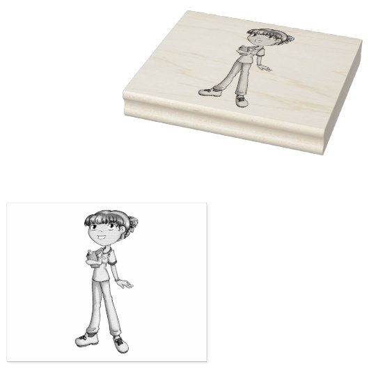 Zorg Rubberstempel (Gestempeld)