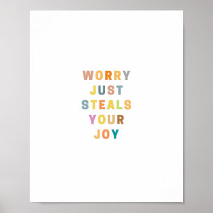 ZORG STEALT JE JOU ALLEEN   Religie Poster
