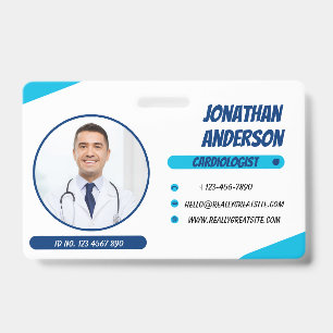 Zorg Verpleegster Foto ID Badge Card